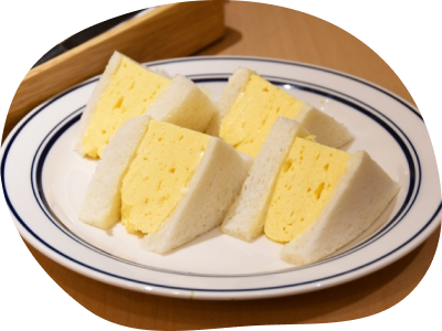 たっぷり卵のふわふわサンド