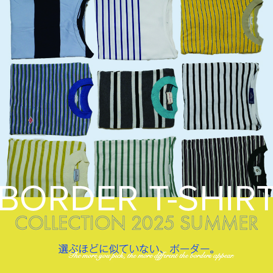 アパレルセレクトショップのＴシャツ特集のバナー